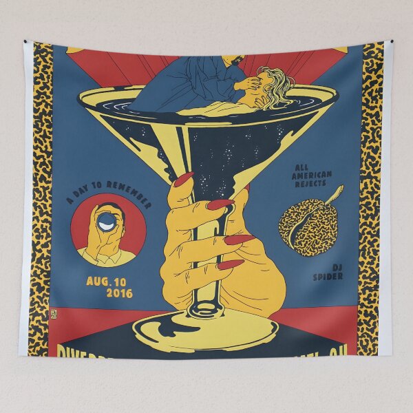 Item preview, Blink 182 Original Custom Vintage Music Poster Wall Art designed and sold by Cool Robot Bro..