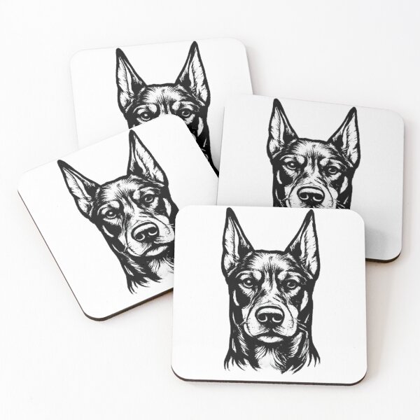 Item preview, Doberman Line Art | Premium Dog Portrait designed and sold by zenithviv.