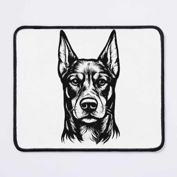 Item preview, Doberman Line Art | Premium Dog Portrait designed and sold by zenithviv.