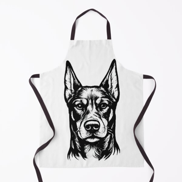 Item preview, Doberman Line Art | Premium Dog Portrait designed and sold by zenithviv.