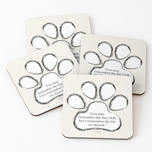 Item preview, Dog Memorial Gift, You May Remember, Pet Loss Remembrance, Dog Loss Memorial - Quote Three designed and sold by AnimalVibes.