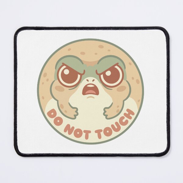 Item preview, Do Not Touch Desert Rain Frog Kawaii Dumpling designed and sold by Arc2020.