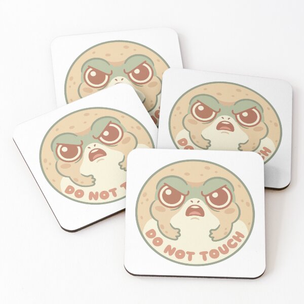Item preview, Do Not Touch Desert Rain Frog Kawaii Dumpling designed and sold by Arc2020.