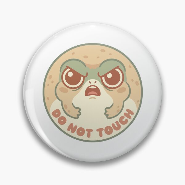 Item preview, Do Not Touch Desert Rain Frog Kawaii Dumpling designed and sold by Arc2020.