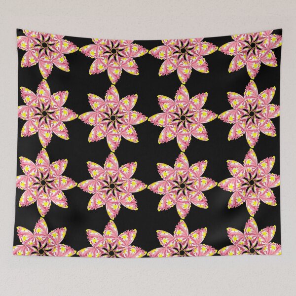 Aperçu de l'œuvre Mandala rouge et jaune créée et vendue par Meo Design.
