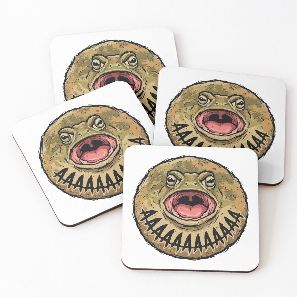 Item preview, Screaming Desert Rain Frog Retro Grunge Meme designed and sold by Arc2020.