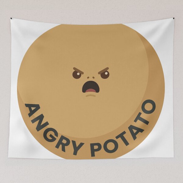 Item preview, Angry Potato Desert Rain Frog Minimalist Humor designed and sold by Arc2020.