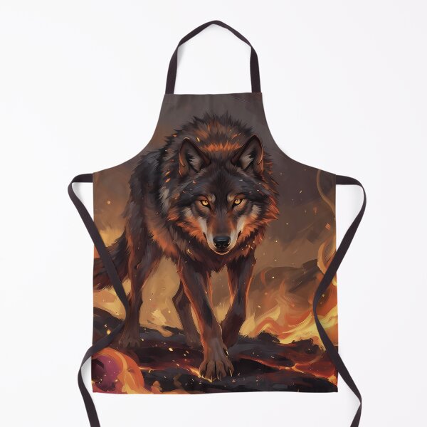 Item preview, Inferno Wolf Fantasy Art designed and sold by RkskArt.