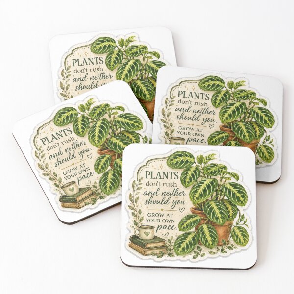 Item preview, Plants Don’t Rush  designed and sold by Petals and pearls.