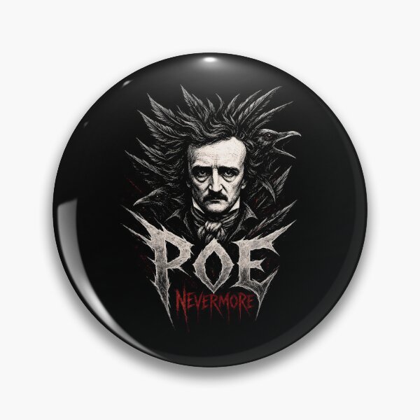 Item preview, Edgar Allan Poe: Pale Nevermore Sketch with Ravens designed and sold by Fenay Designs.