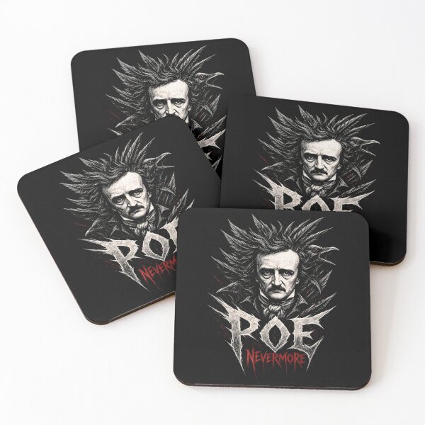 Item preview, Edgar Allan Poe: Pale Nevermore Sketch with Ravens designed and sold by Fenay Designs.