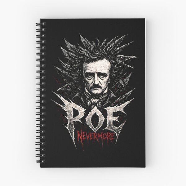 Item preview, Edgar Allan Poe: Pale Nevermore Sketch with Ravens designed and sold by Fenay Designs.