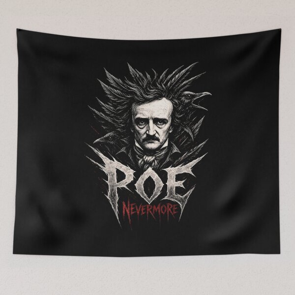 Item preview, Edgar Allan Poe: Pale Nevermore Sketch with Ravens designed and sold by Fenay Designs.