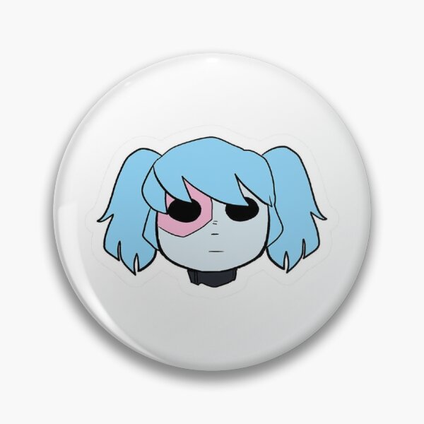 Item preview, Cute Sally Face Sal Fisher Prosthetic Mask Sticker  designed and sold by klenon.