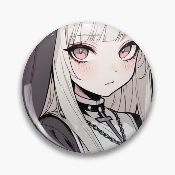 Item preview, Gothic Chibi Waifu | Cute Anime Nun Design designed and sold by AnimDream .