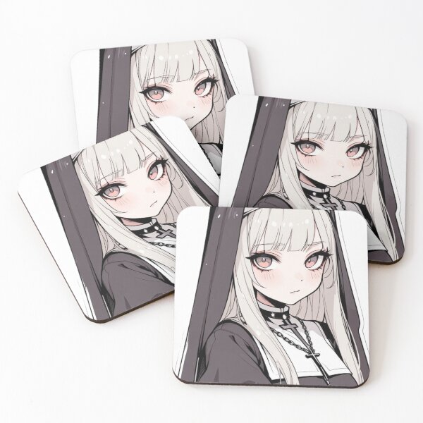 Item preview, Gothic Chibi Waifu | Cute Anime Nun Design designed and sold by AnimDream .