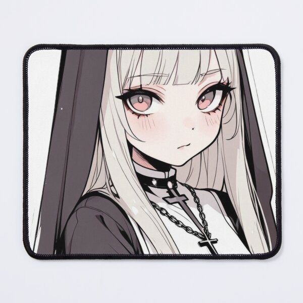 Item preview, Gothic Chibi Waifu | Cute Anime Nun Design designed and sold by AnimDream .
