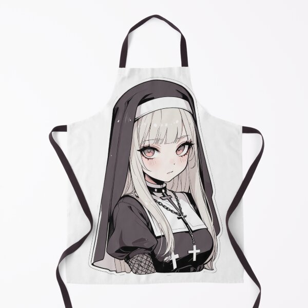 Item preview, Gothic Chibi Waifu | Cute Anime Nun Design designed and sold by AnimDream .