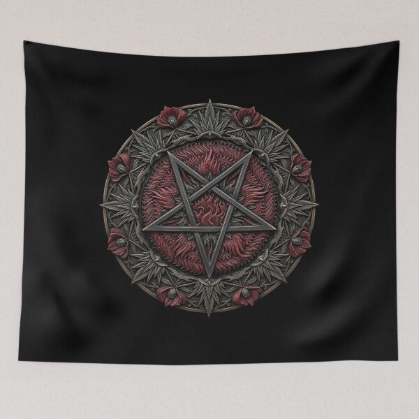Item preview, Pentagram Reversed Satan's Fire designed and sold by darudcraft.