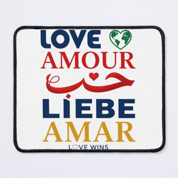 Item preview, Love Around the World Typography | Multilingual Love Design designed and sold by Salma.Store.