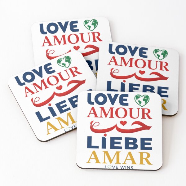 Item preview, Love Around the World Typography | Multilingual Love Design designed and sold by Salma.Store.