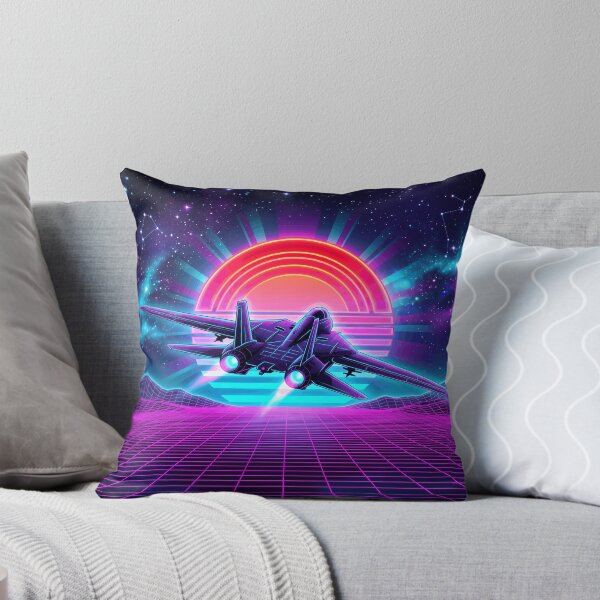 Item preview, Synthwave Fighter Jet designed and sold by Design-Illusi0n.
