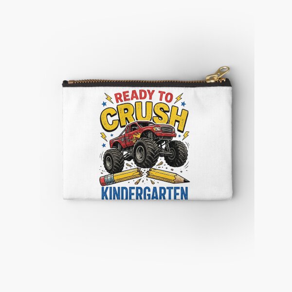 Item preview, Ready To Crush Kindergarten Monster Truck Back To School Boys designed and sold by raedattia.