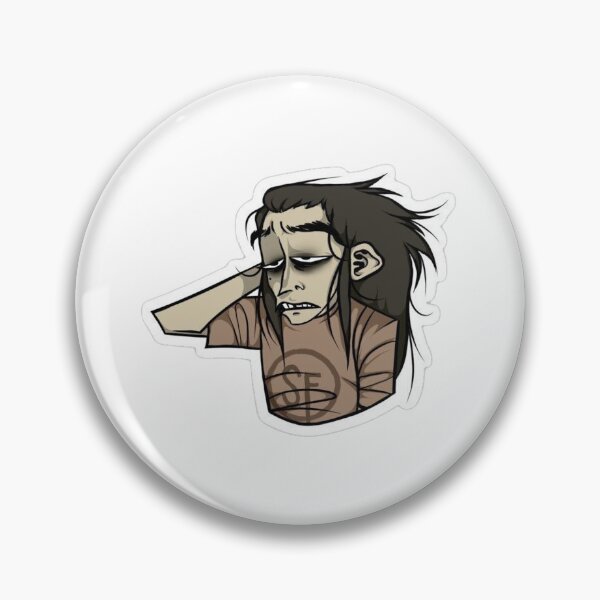 Item preview, ​Sally Face Stressed Larry Johnson Sanity Falls Sticker  designed and sold by klenon.