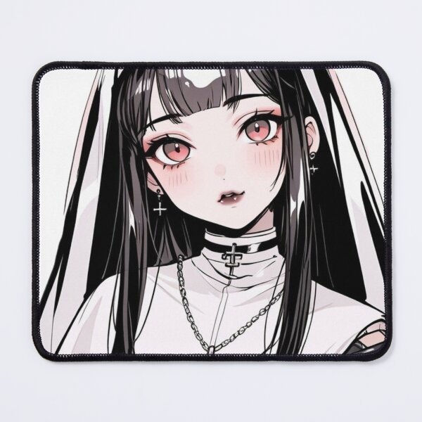 Item preview, Cute Gothic Nun Girl | Dark Anime Chibi Artwork designed and sold by AnimDream .
