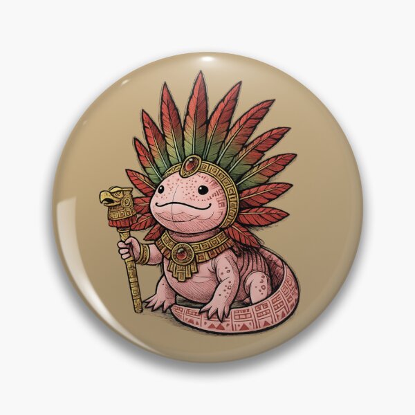 Item preview, Axolotl Warrior – Dance of Ancient Spirits designed and sold by iamdesigns14.