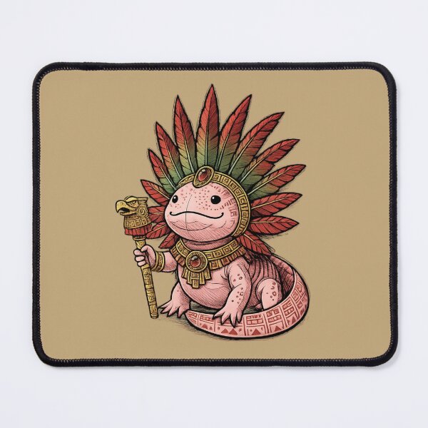 Item preview, Axolotl Warrior – Dance of Ancient Spirits designed and sold by iamdesigns14.