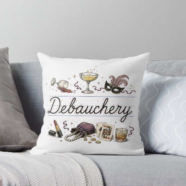 Item preview, Debauchery | Vintage Handwriting Practice Parody designed and sold by ChickenFund.
