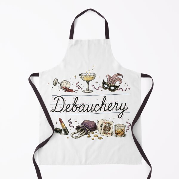 Item preview, Debauchery | Vintage Handwriting Practice Parody designed and sold by ChickenFund.