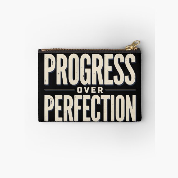 Item preview, Inspirational Quote For Students – Progress Over Perfection designed and sold by No Excuses Supply.