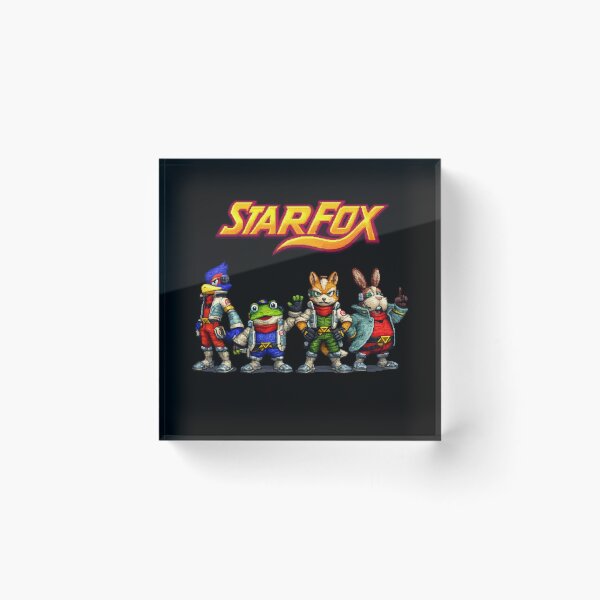 Item preview, Star Fox pixel art designed and sold by theacidrose.