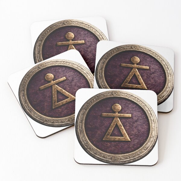 Item preview, Sign of Tanit Medallion — Bronze & Tyrian Purple designed and sold by The Painted Fence.
