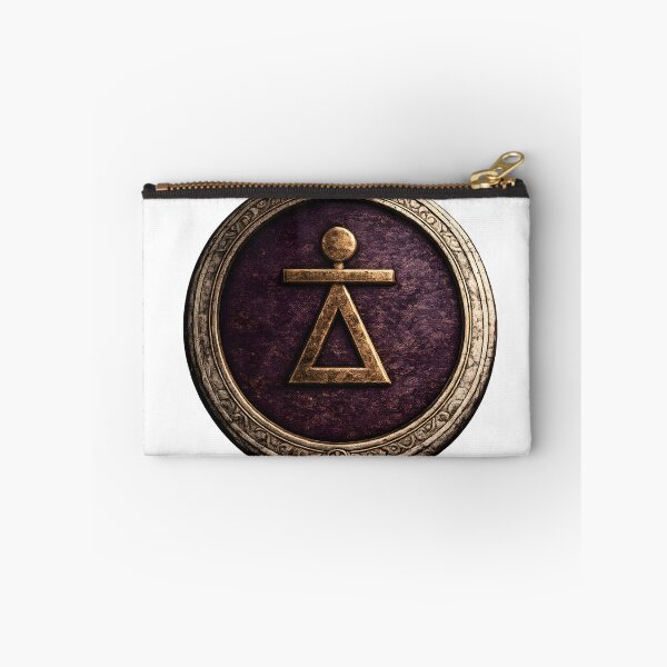 Item preview, Sign of Tanit Medallion — Bronze & Tyrian Purple designed and sold by The Painted Fence.
