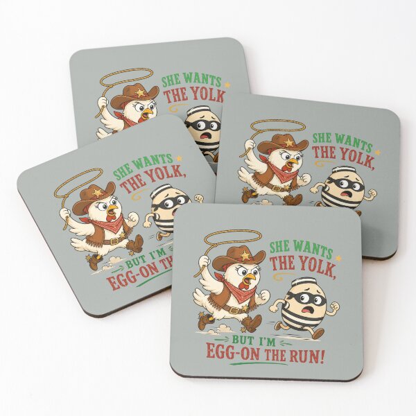 Item preview, The Great Eggscape – Funny Chicken & Egg Western designed and sold by Aimetoi.