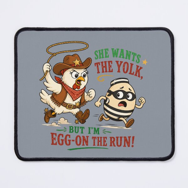 Item preview, The Great Eggscape – Funny Chicken & Egg Western designed and sold by Aimetoi.
