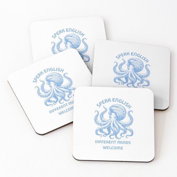 Item preview, Speak English Different Minds Welcome Octopus designed and sold by lenalenspod.