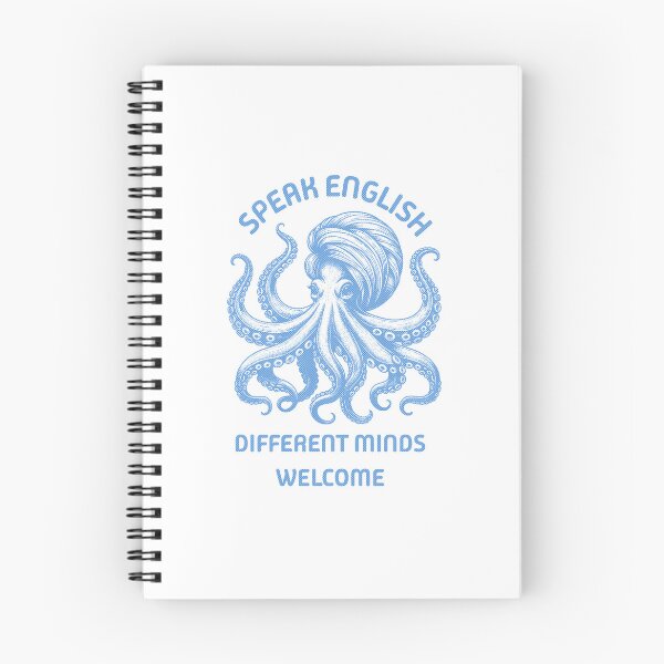 Item preview, Speak English Different Minds Welcome Octopus designed and sold by lenalenspod.
