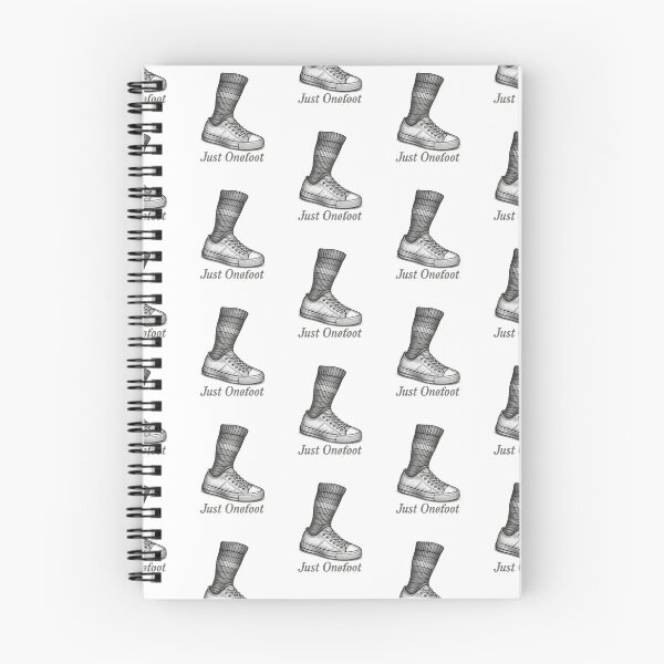 Item preview, Just Onefoot Single Shoe Amputee Joke | One Leg Recovery Sneaker Sticker designed and sold by pawsome purrfect.