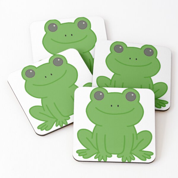 Artikelvorschau, Niedlicher grüner Frosch-Cartoon | Kawaii-Frosch-Illustration entworfen und verkauft von muhammadkhafidh.