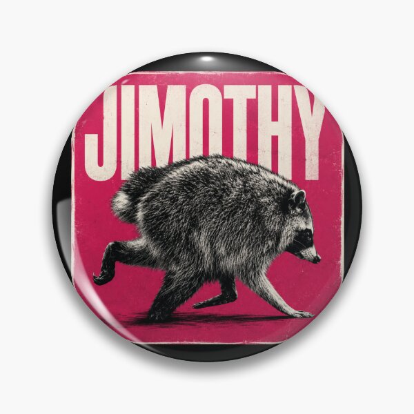Aperçu de l'œuvre Jimothy Raccoon - Raton laveur viral de Seattle, raton laveur atteint du syndrome de la colonne vertébrale courte créée et vendue par PatternFly.