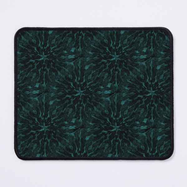 Item preview, Dark Teal Abstract Kaleidoscope Pattern with Midnight Texture designed and sold by TremainDigital.
