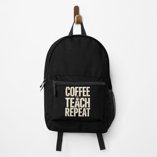 Item preview, Funny Teacher Quote – Coffee Teach Repeat designed and sold by No Excuses Supply.