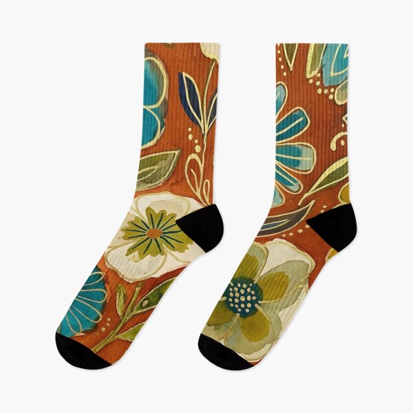 Artikelvorschau, Blumenmuster im Stil der Mid-Century-Moderne entworfen und verkauft von GraphicsClub.