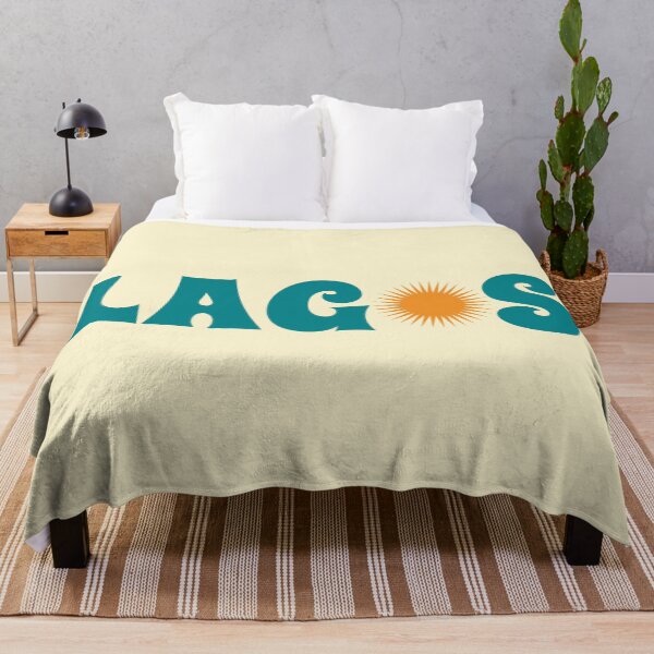 Item preview, Lagos Nigeria | Retro Groovy Sunny Travel Souvenir designed and sold by MammothArt.