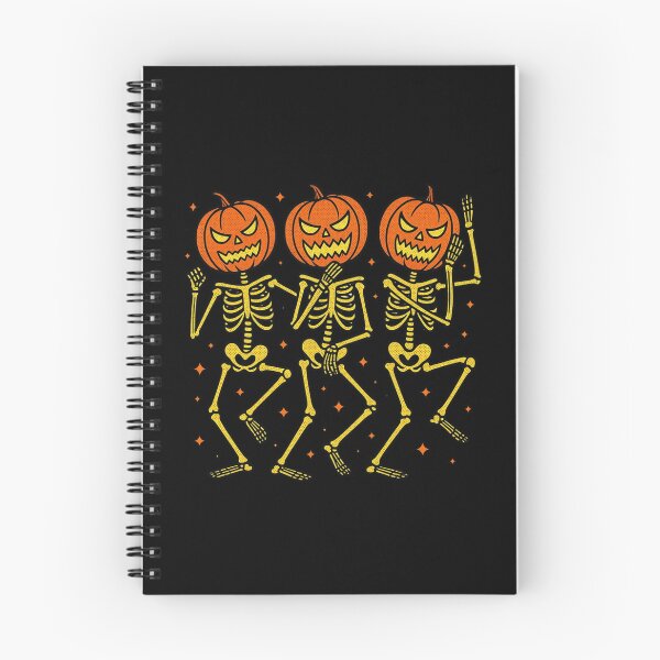 Item preview, Dancing Pumpkin Skeletons Halloween designed and sold by fernandmoonbeam.