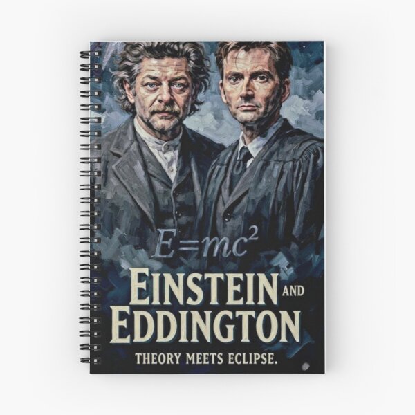 Item preview, Einstein and Eddington Fine Art Tribute designed and sold by Art's Diner.